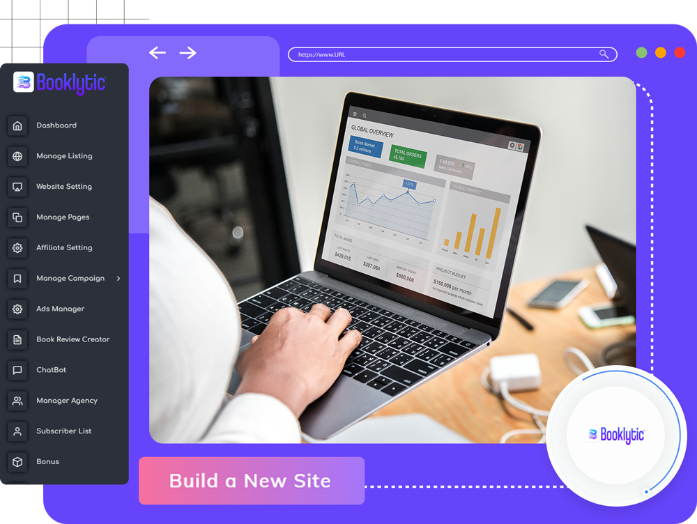 Booklytic Review - Build Your Book Affiliate Site Easily