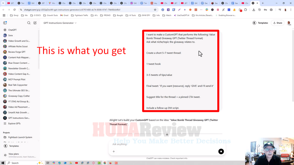 Easy CustomGPT Builder Review - Build GPTs without tech skills