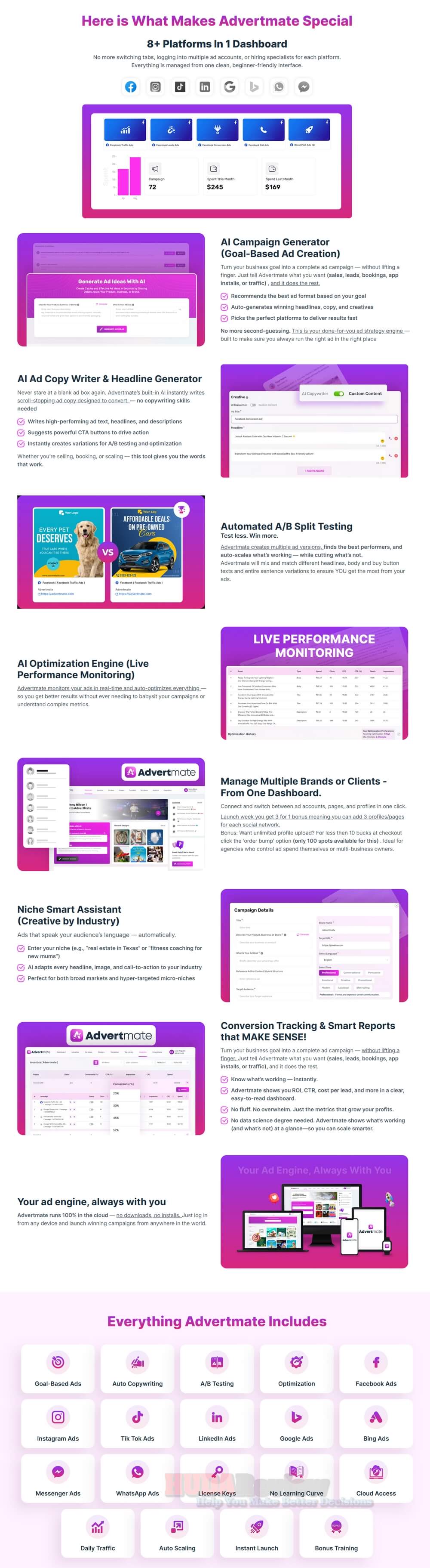 advertmate-review-includes