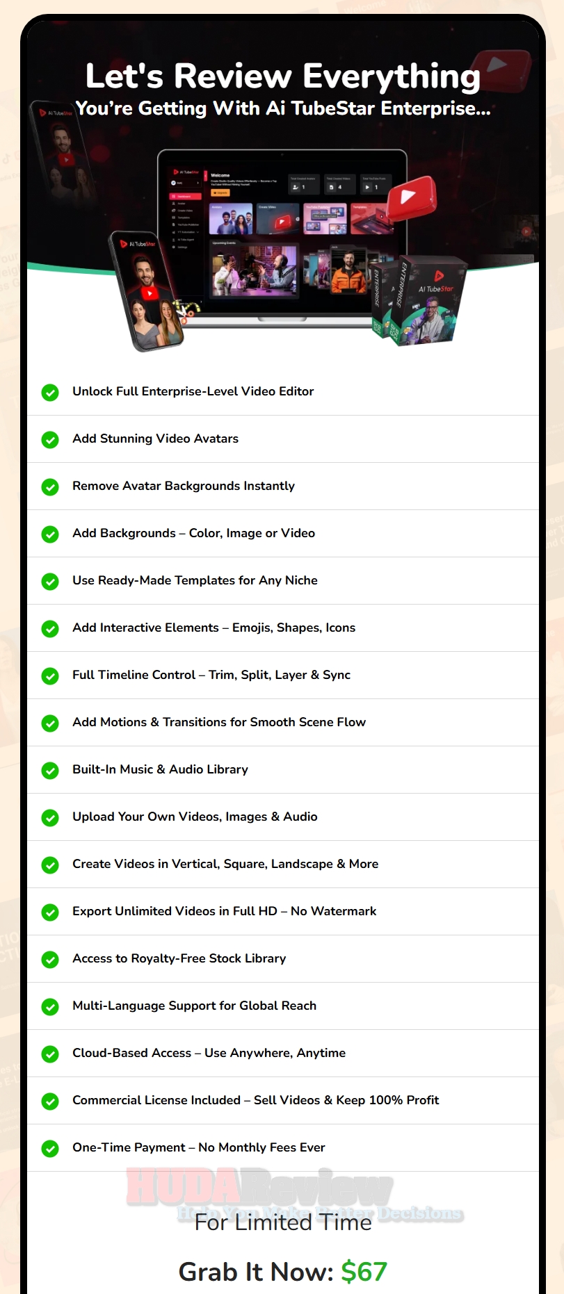 Why should you buy AI TubeStar