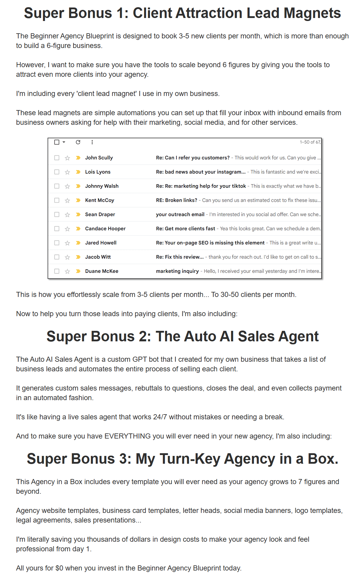 Beginner Agency Blueprint Review - Start a $10K/Month Business?