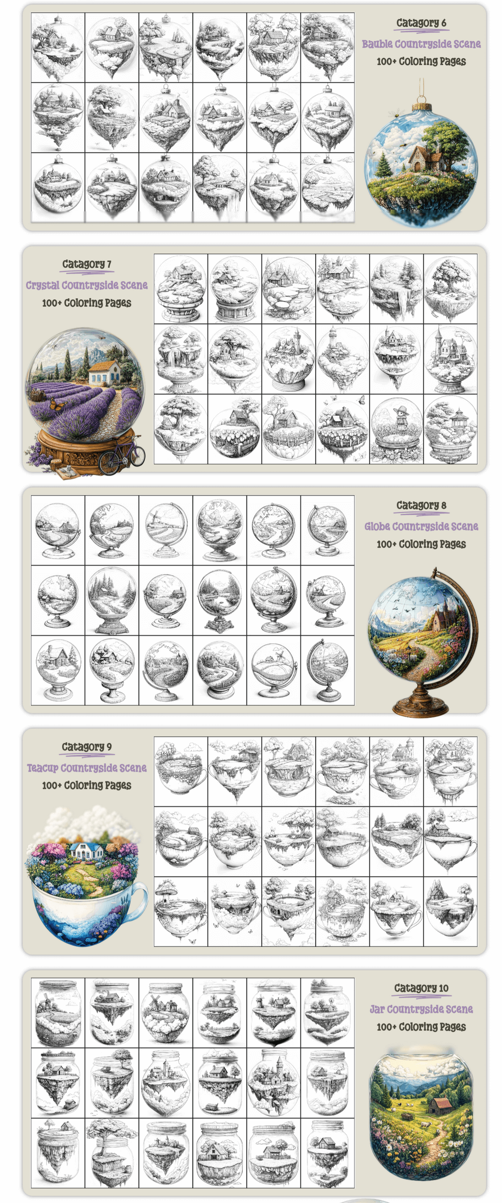 Glass Whimsy - (PLR) Coloring Pack Review - Don't miss this!