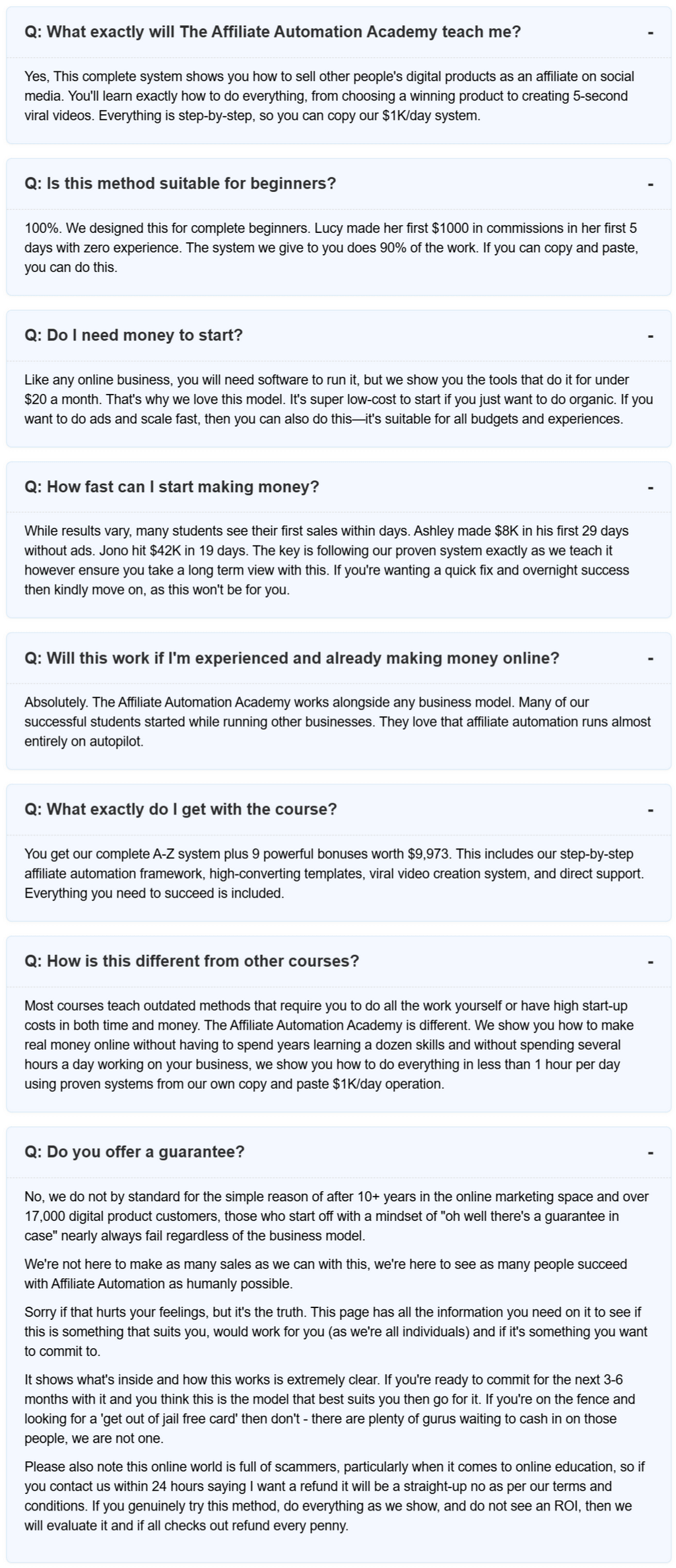 affiliate-automation-academy-review-questions