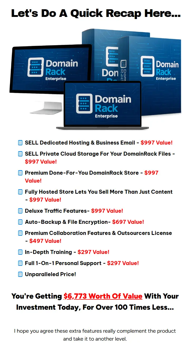 DomainRack-OTO2-Recap