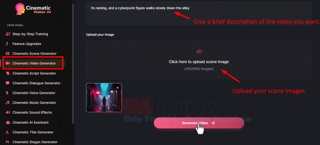 Cinematic Maker AI Review & App Demo, Discount Code, Bonuses
