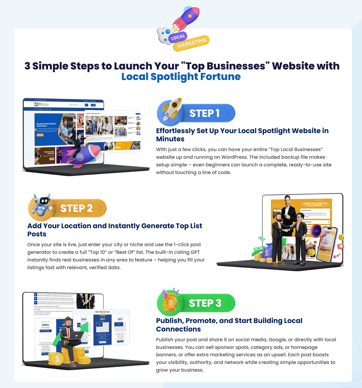 Local Spotlight Fortune Review - Bonuses for Local Business!