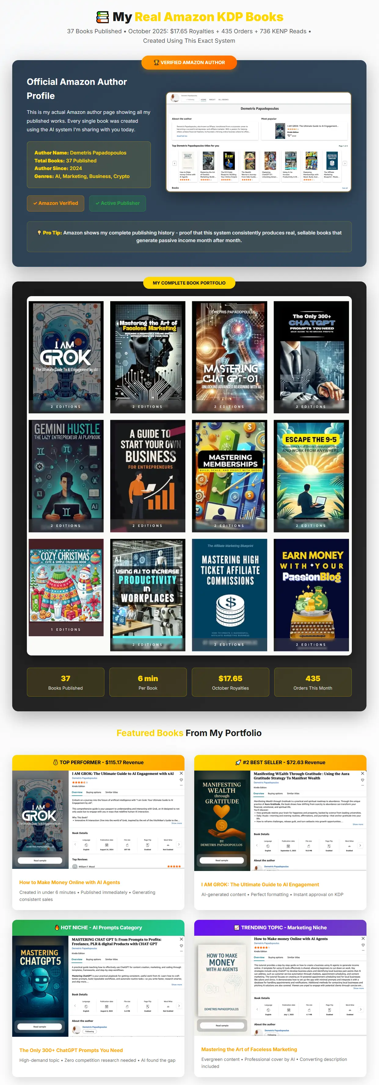 Royalty Profits AI Review screenshot