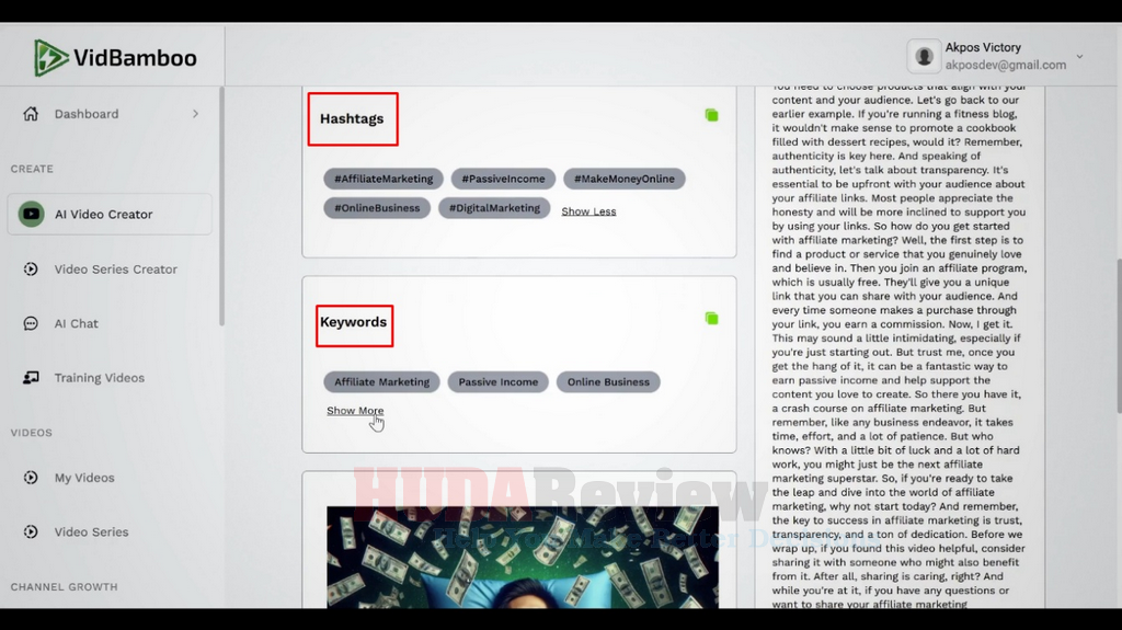 vidbamboo-how-to-use-3- keywords