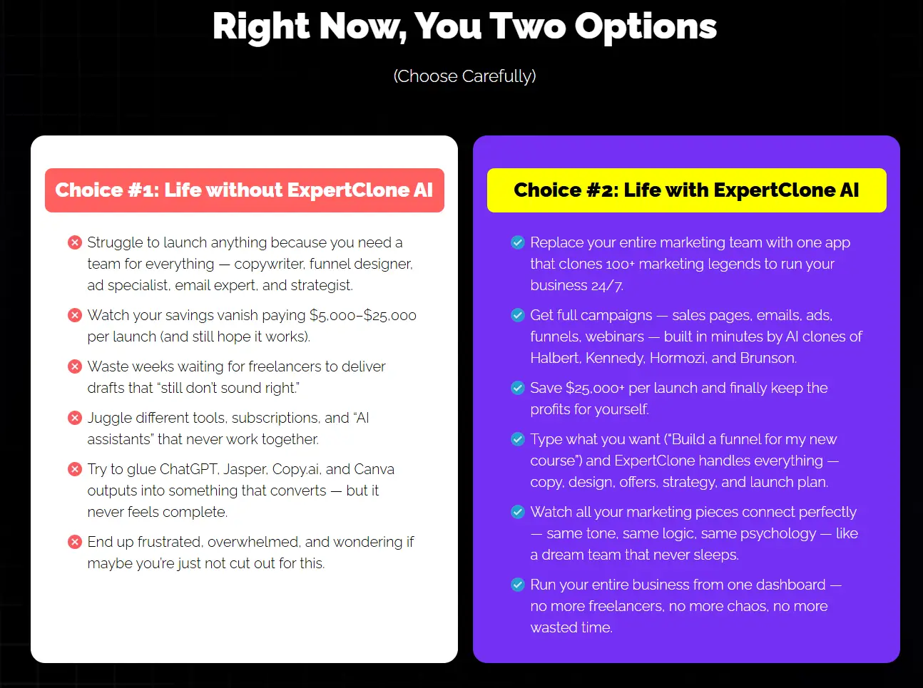 ExpertClone-AI-Choices