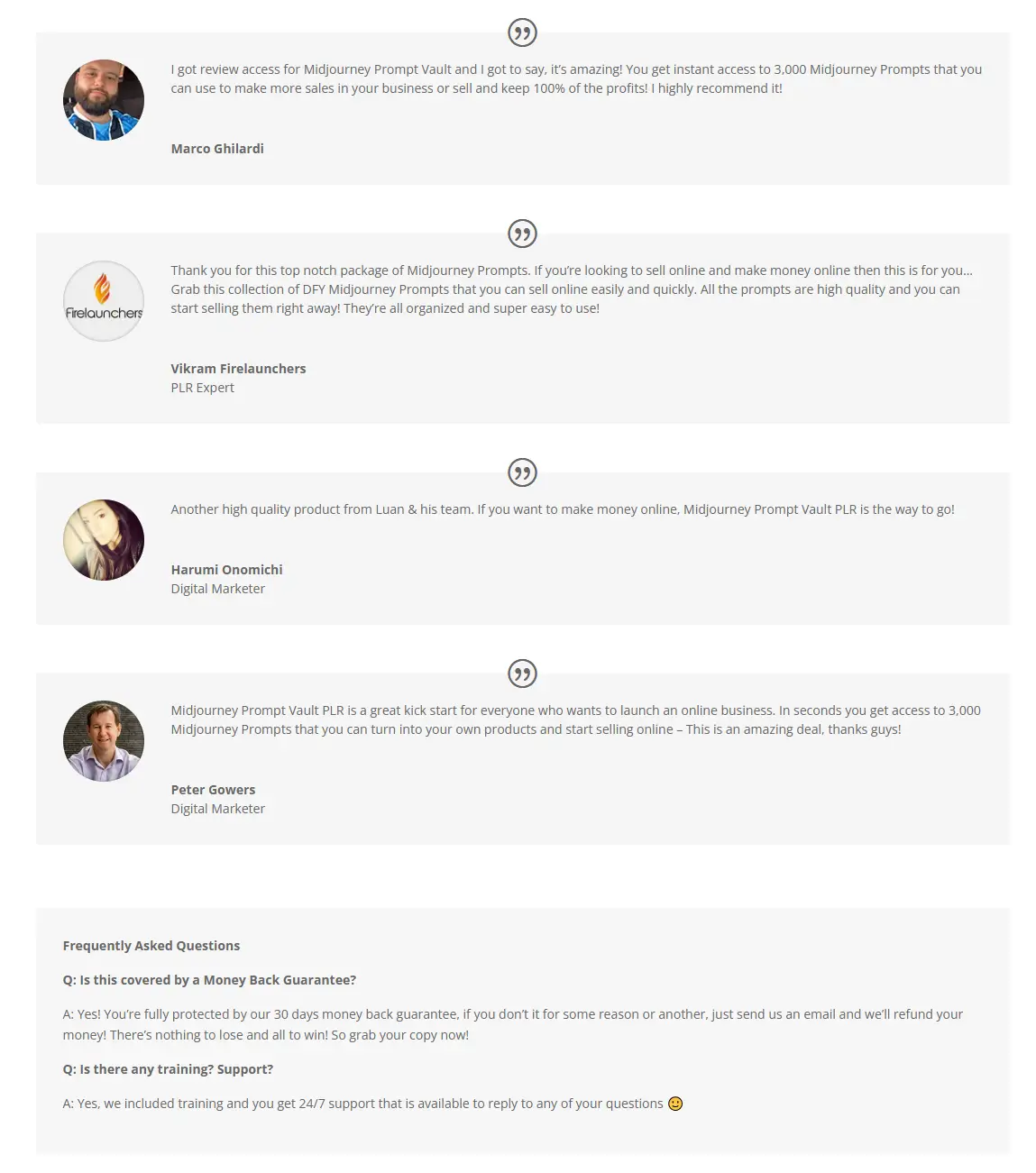 Comparison With Competitors of Little Reader Prompt Vault - PLR