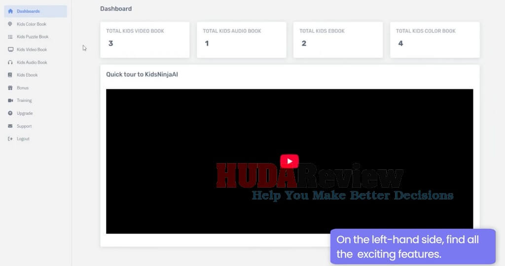KidsNinja-AI-Demo-1-Dashboard