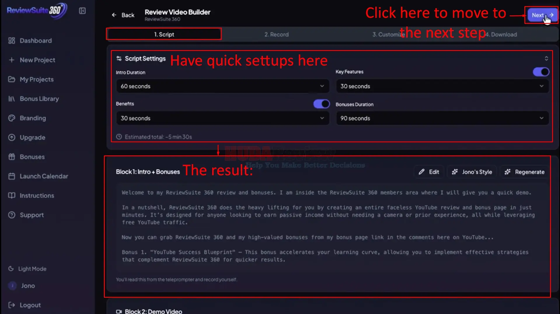 ReviewSuite360-Demo-15-step