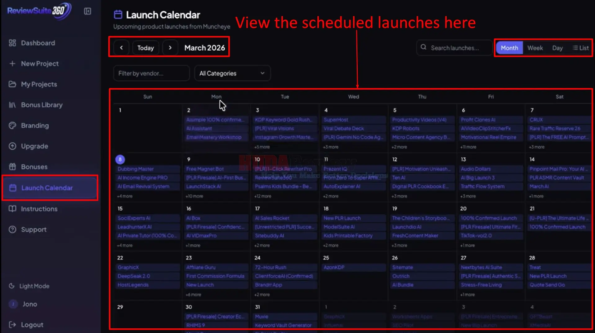 ReviewSuite360-Demo-4-launches