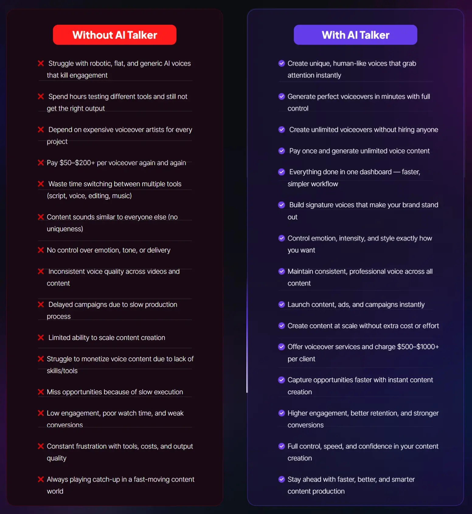 AI-Talker-Comparison