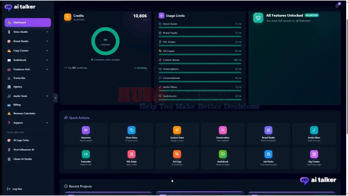 AI-Talker-Demo-1-dashboard