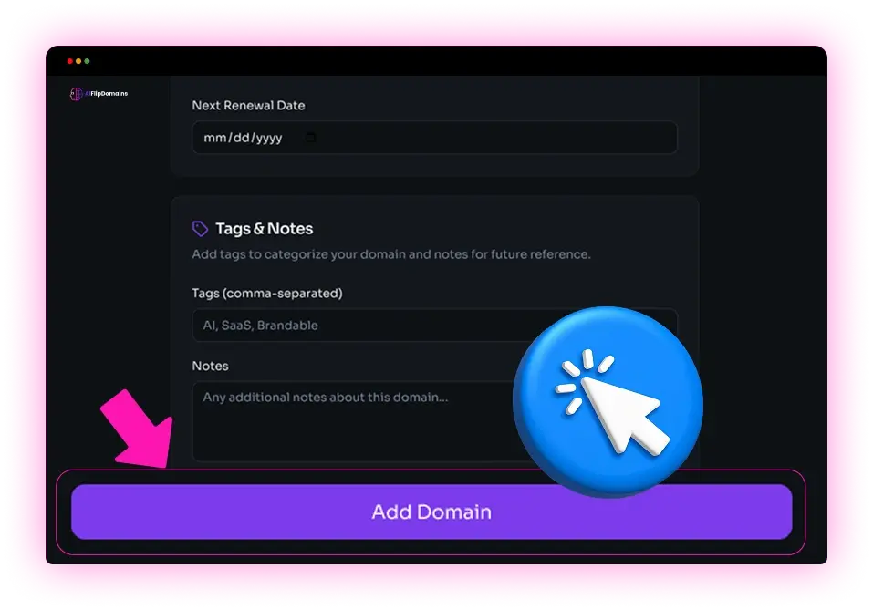 AIFlipDomains-Feature-8-Registration