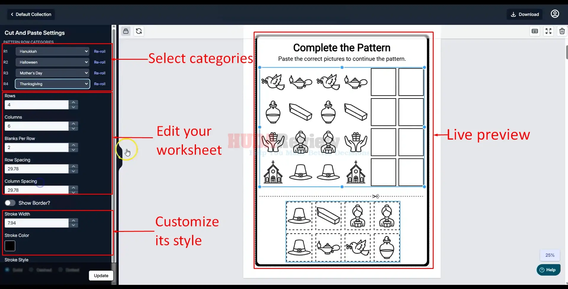 Cut-And-Paste-Worksheet-Generator-Demo-2-complete