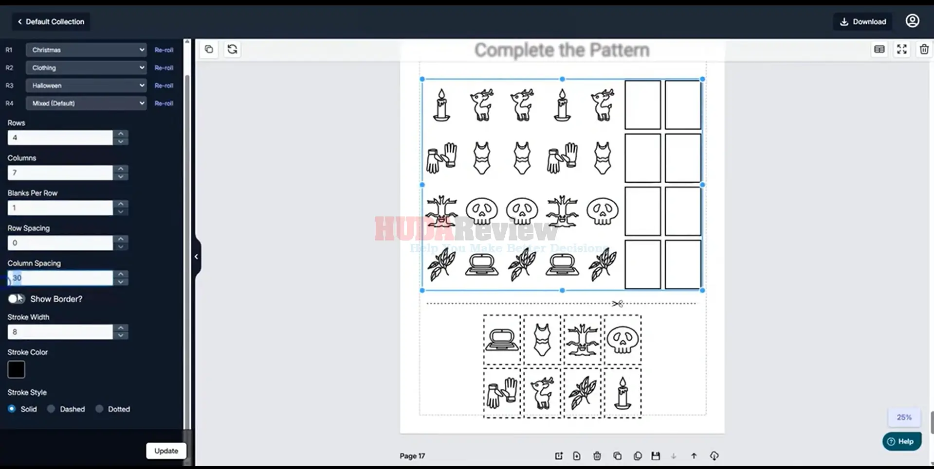Cut-And-Paste-Worksheet-Generator-Demo-3-pattern