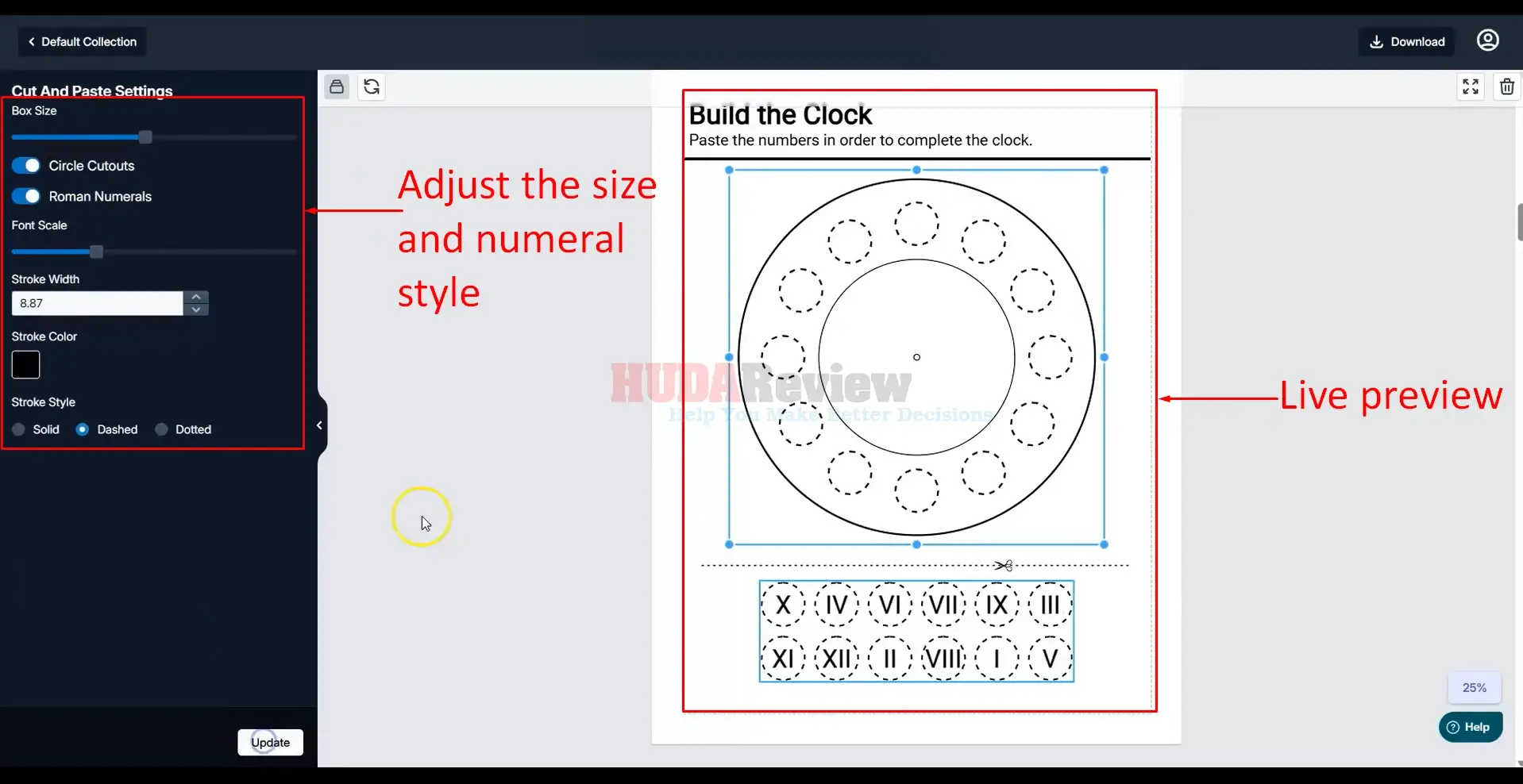 Cut-And-Paste-Worksheet-Generator-Demo-5-clock