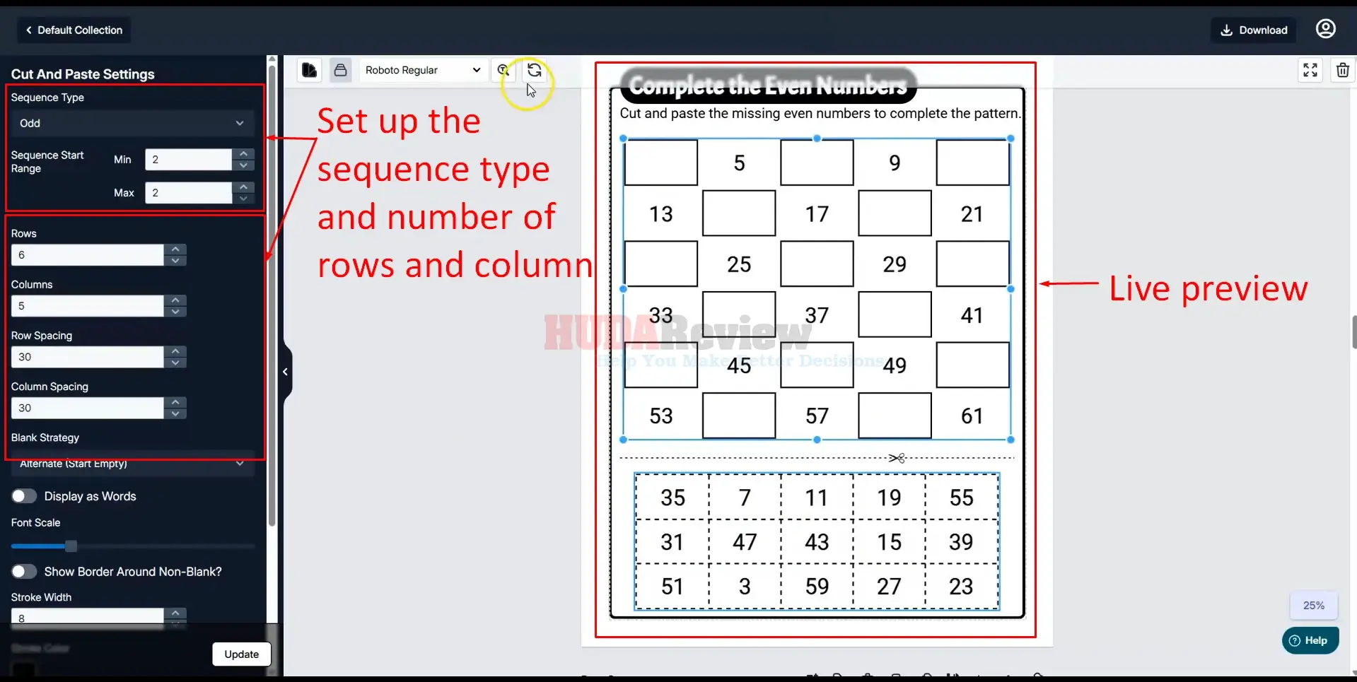 Cut-And-Paste-Worksheet-Generator-Demo-9-numbers
