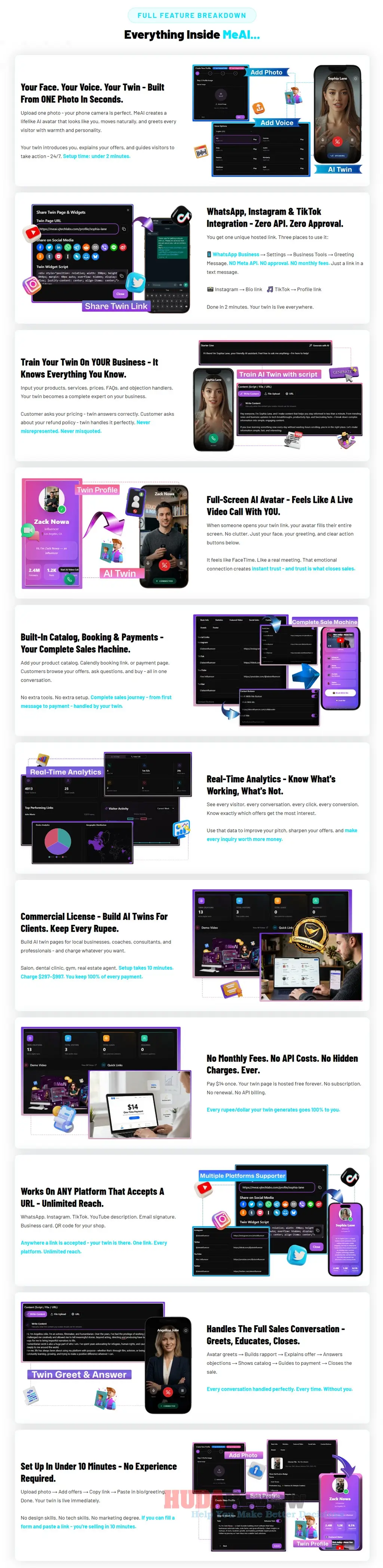 MeAI-Review-Features