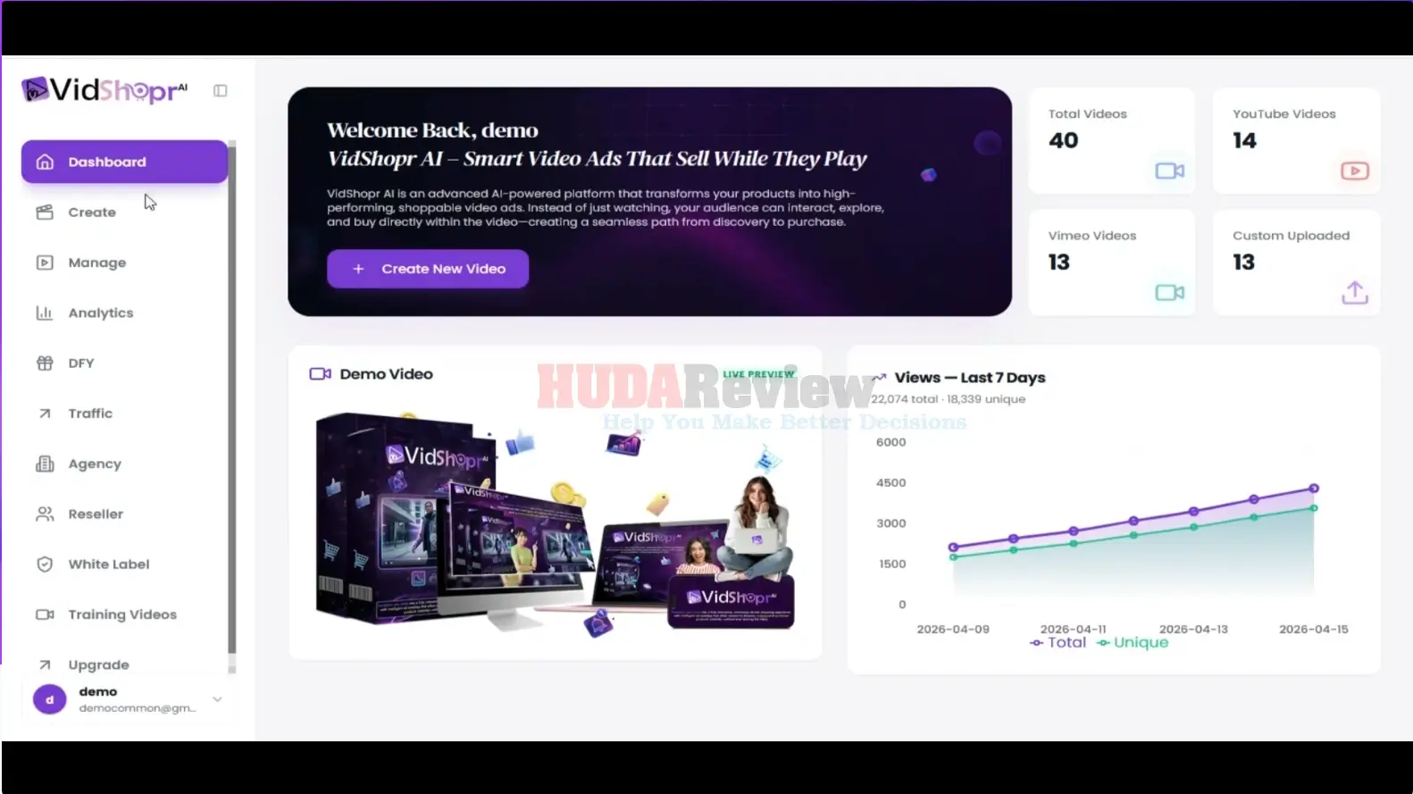 VidShopr-AI-Demo-1-dashboard