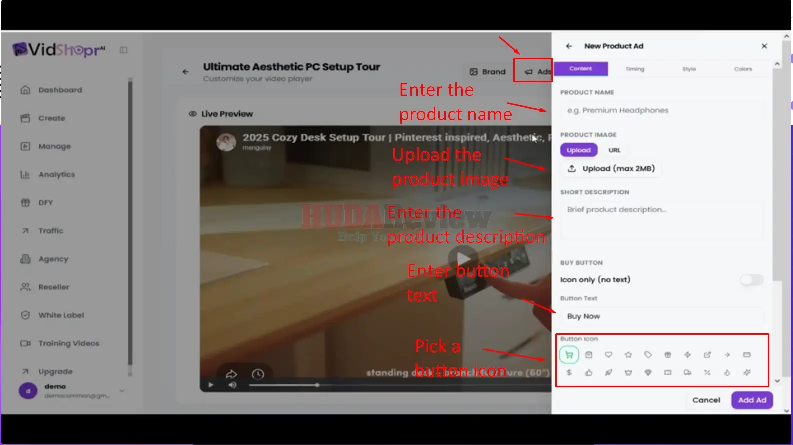 VidShopr-AI-Demo-4-product-name