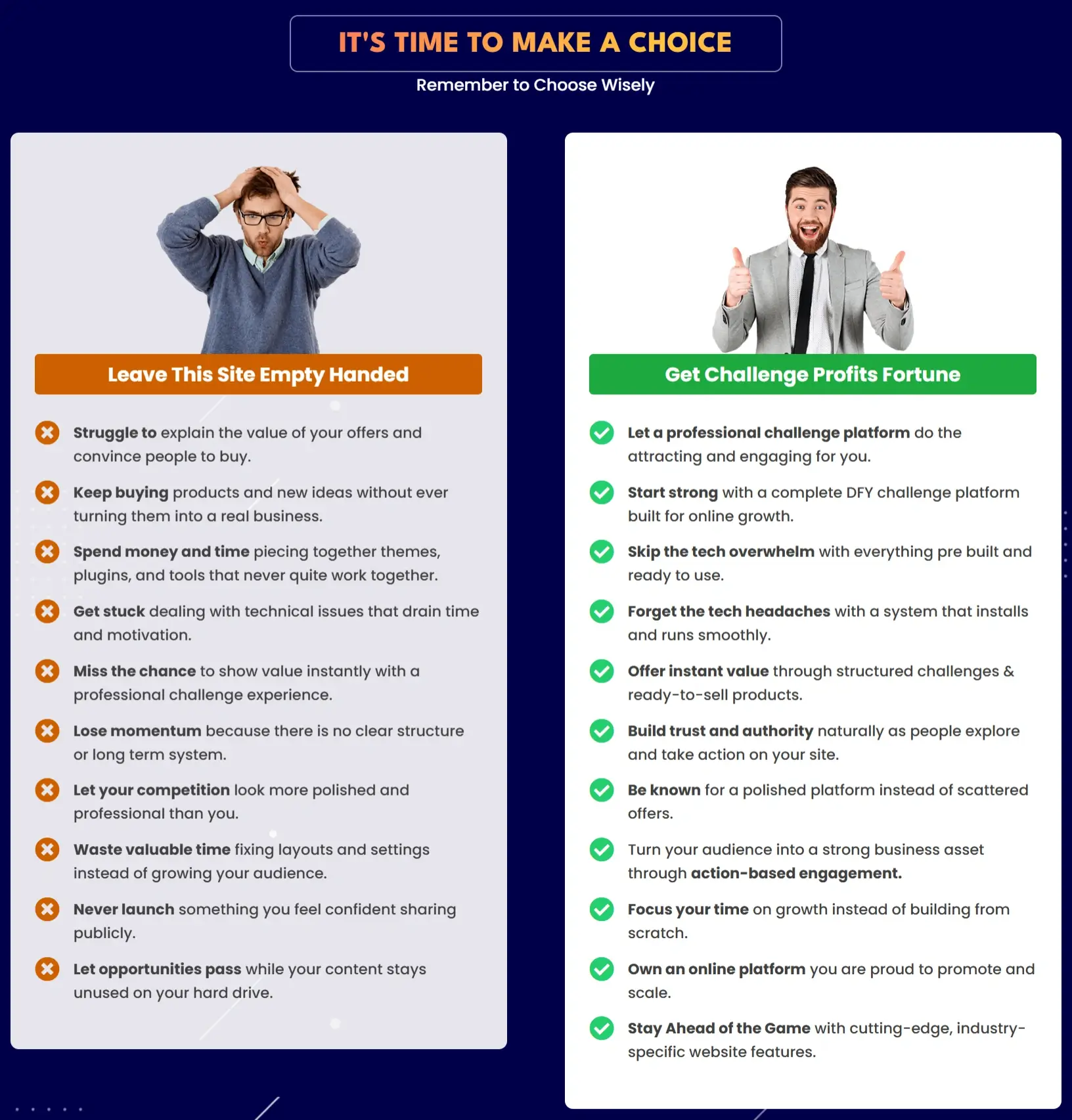 Challenge-Profit-Fortune-Comparison