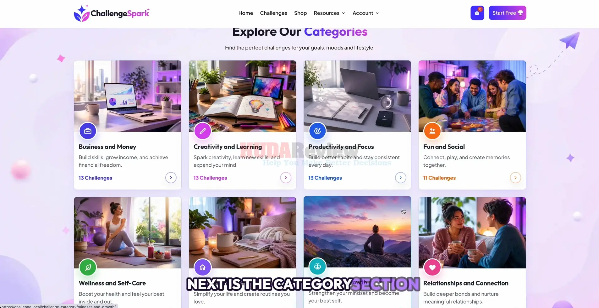 Challenge-Profit-Fortune-Demo-7-categories