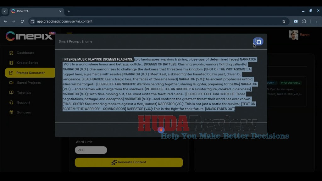 CinPix-AI-Review-Step-3