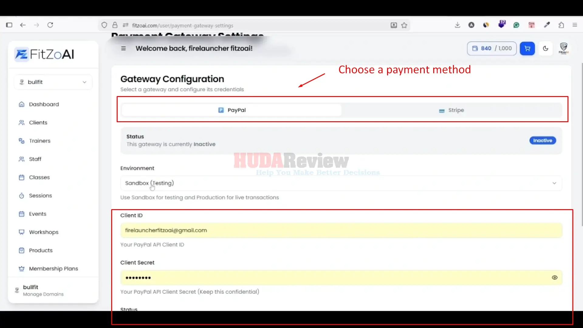 FitZoAI-Demo-21-payment