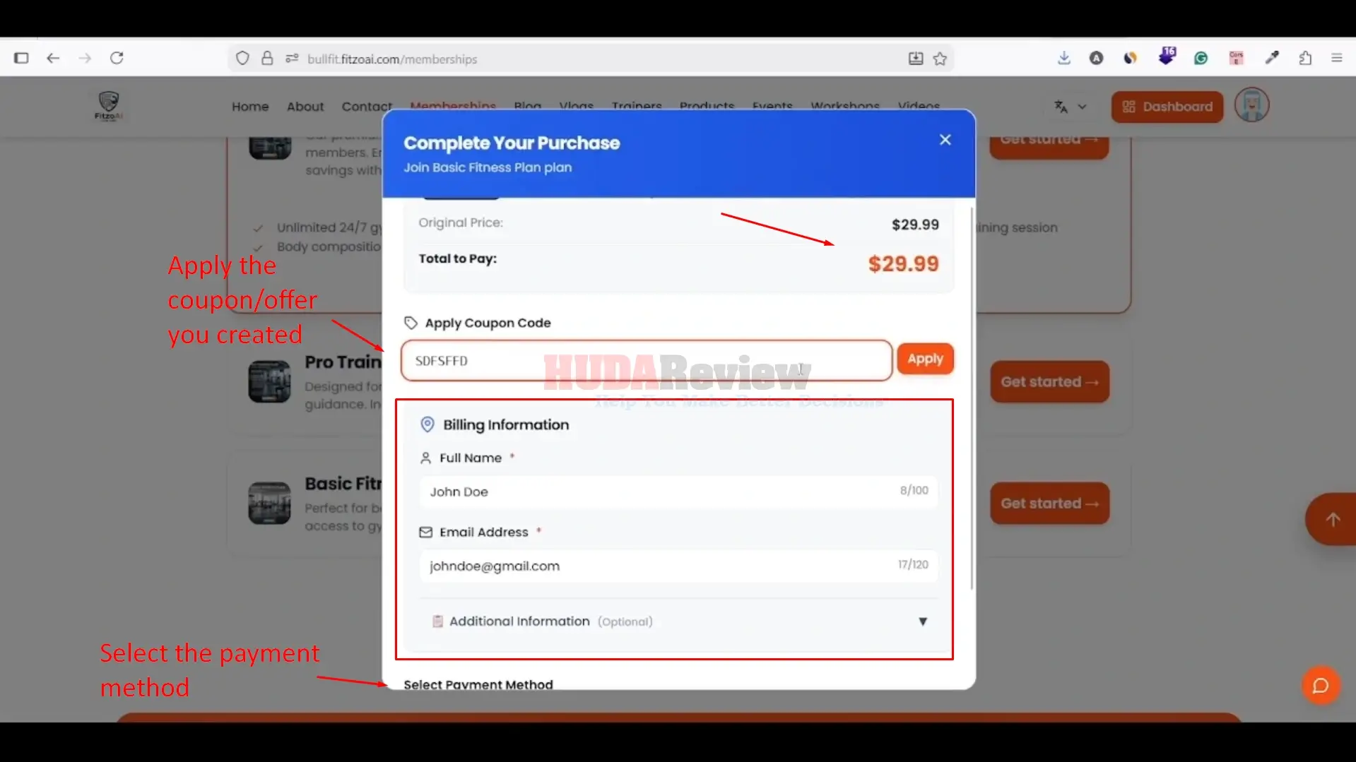 FitZoAI-Demo-25-coupon