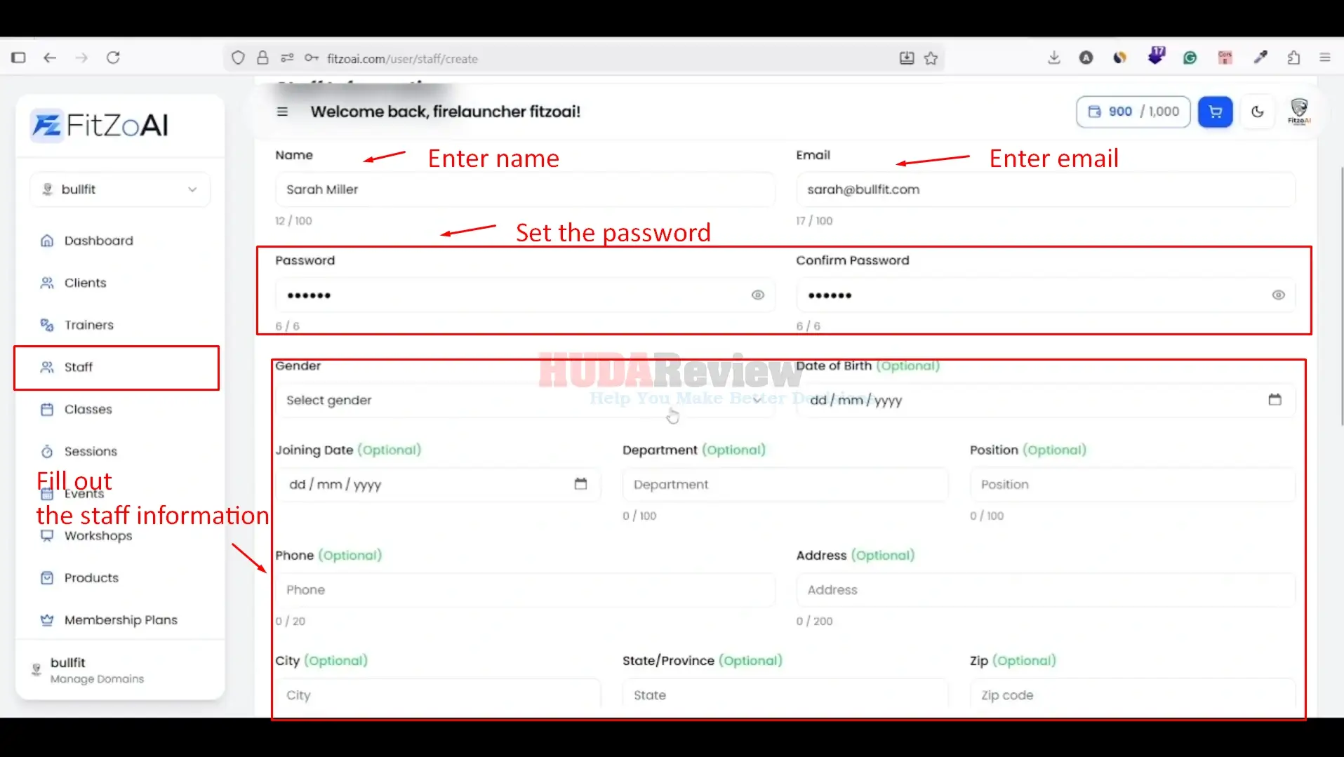 FitZoAI-Demo-6-password