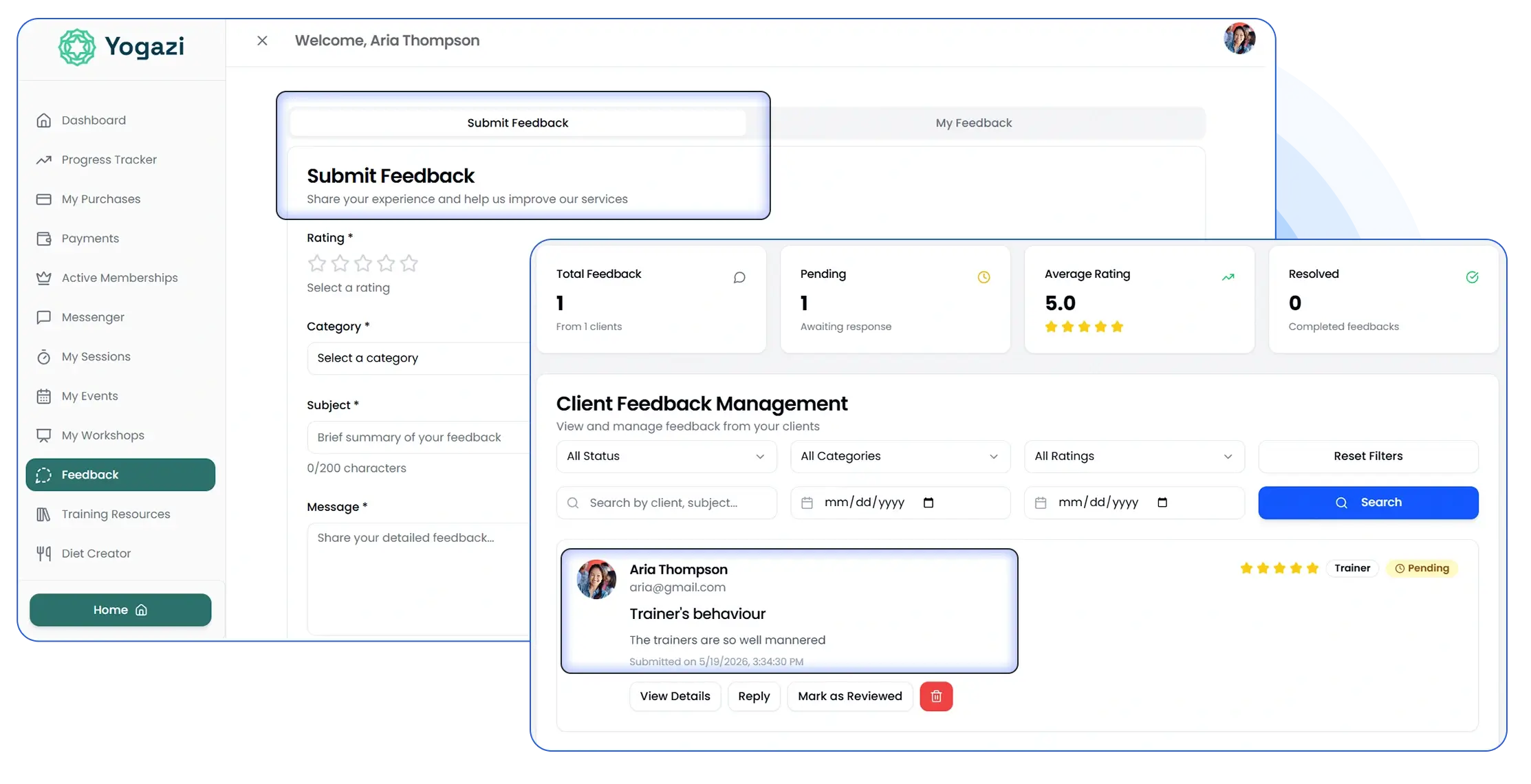 FitZoAI-Feature-22-Feedback