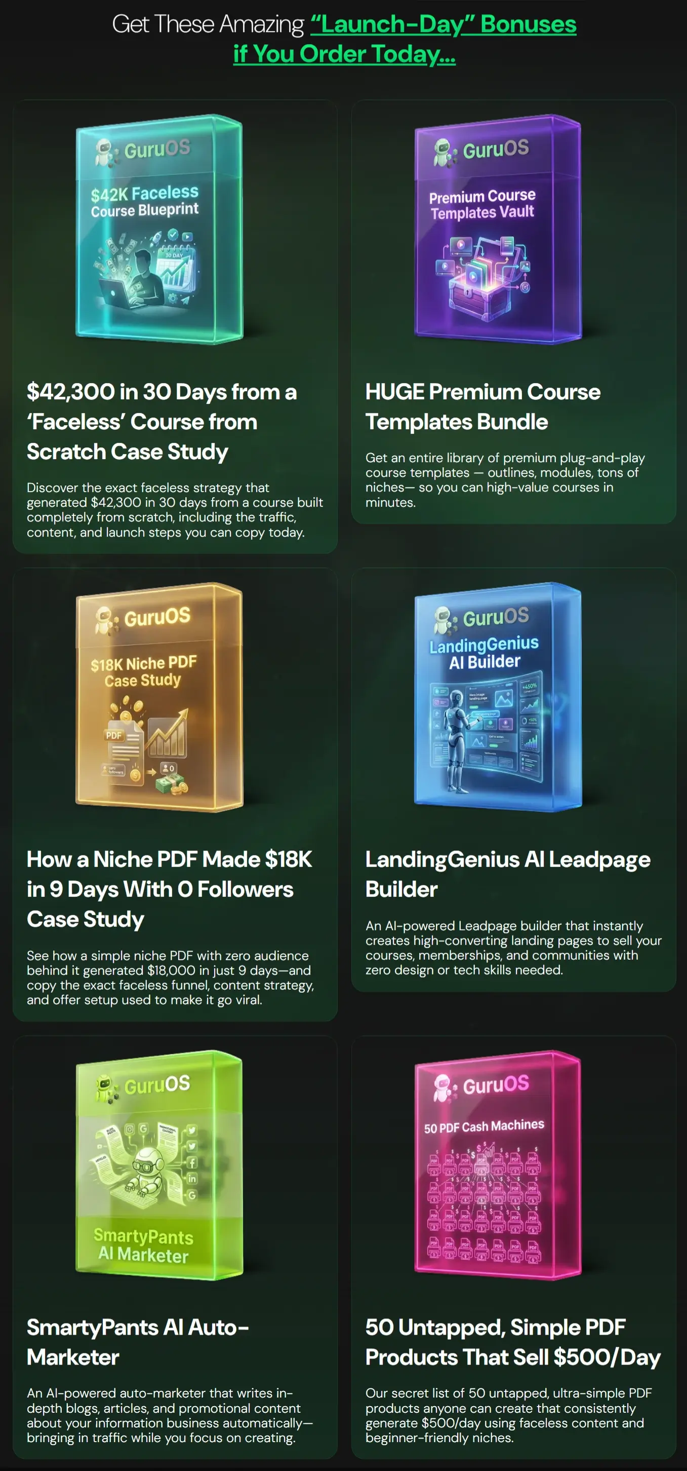GuruOS-Bonuses