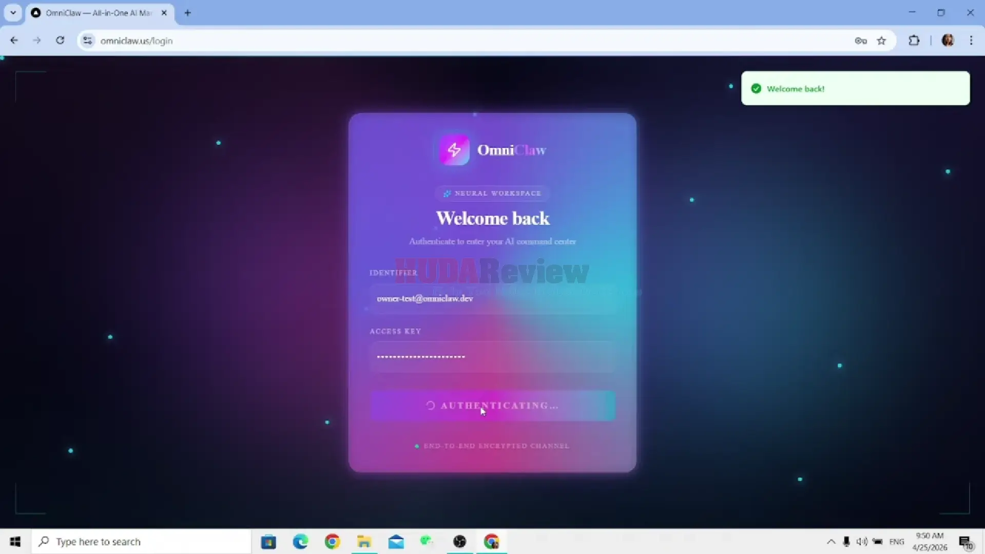 OmniClaw-Demo-1-Login