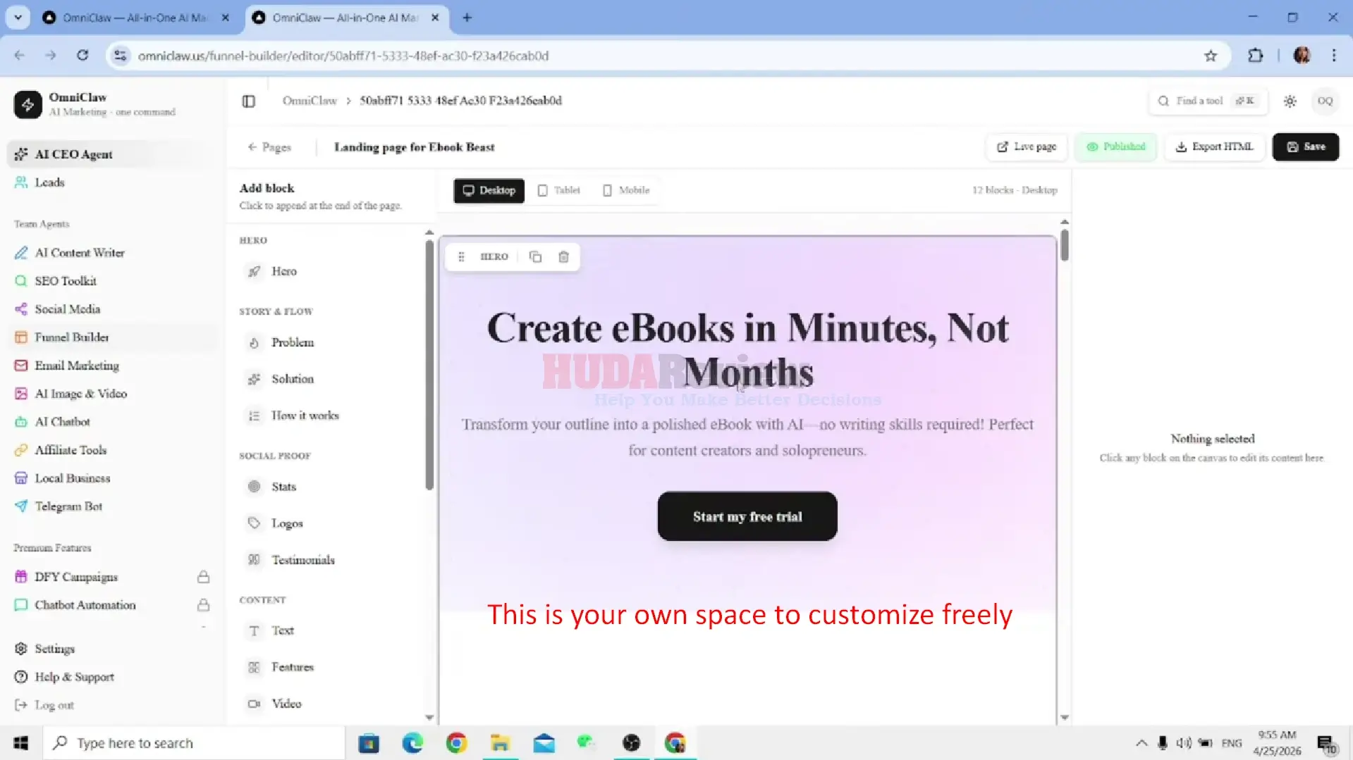 OmniClaw-Demo-8-Customize