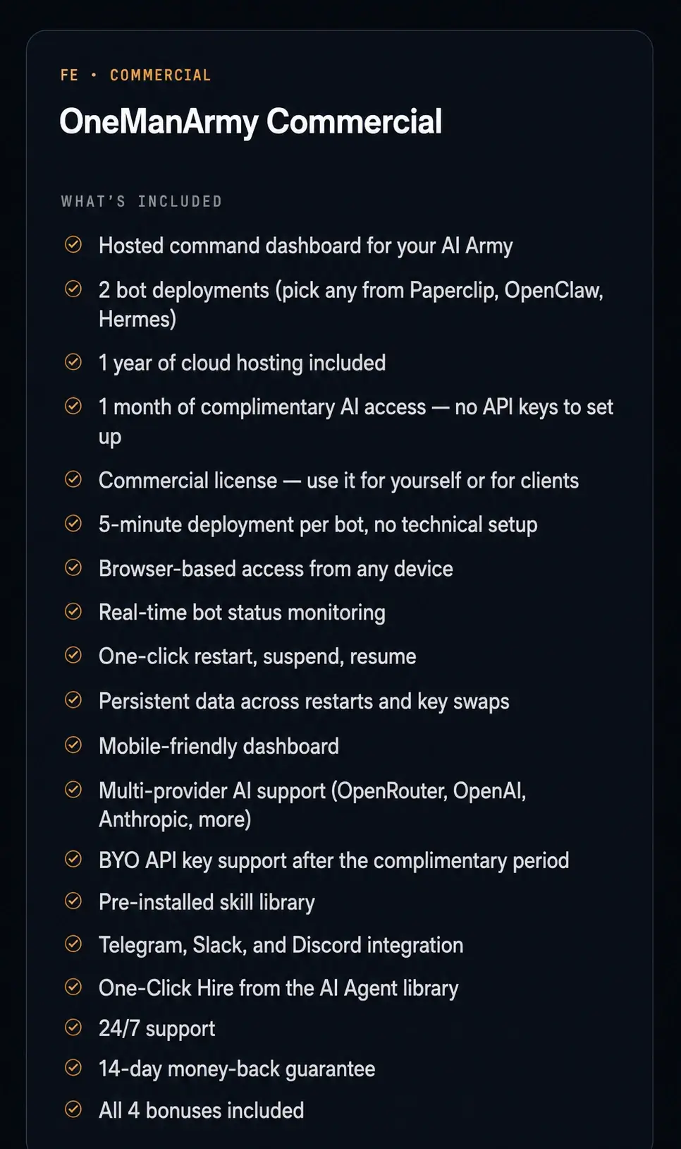 OneManArmy-Recap
