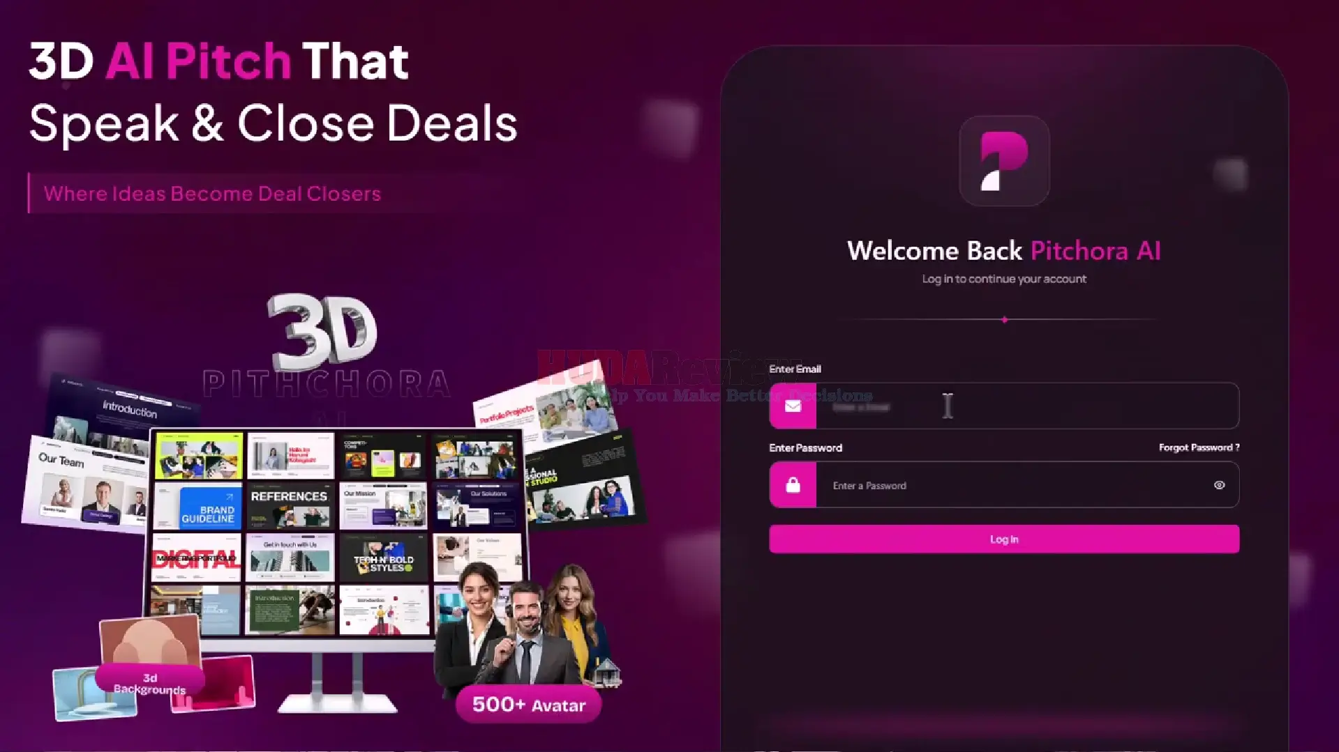 Pitchora-AI-Demo-1-login