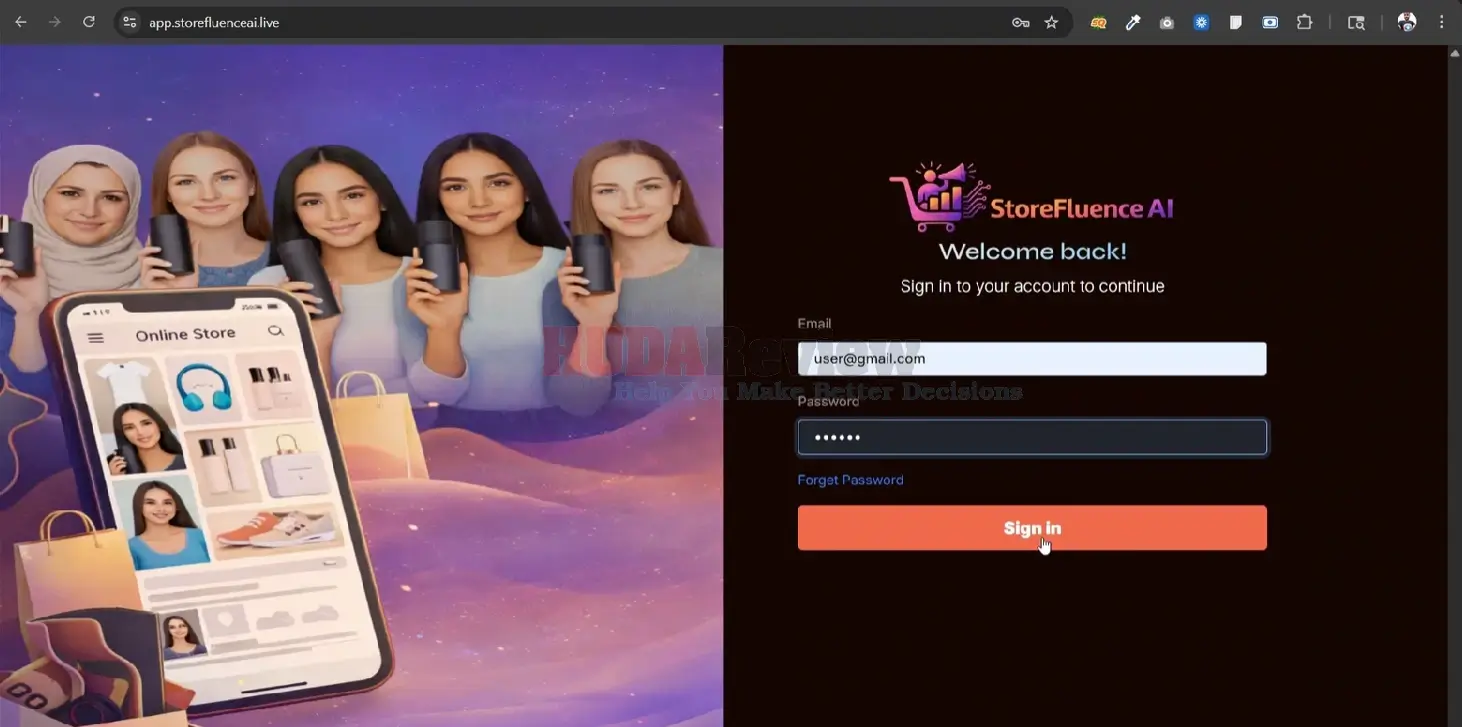 StoreFluence-AI-Demo-1-login