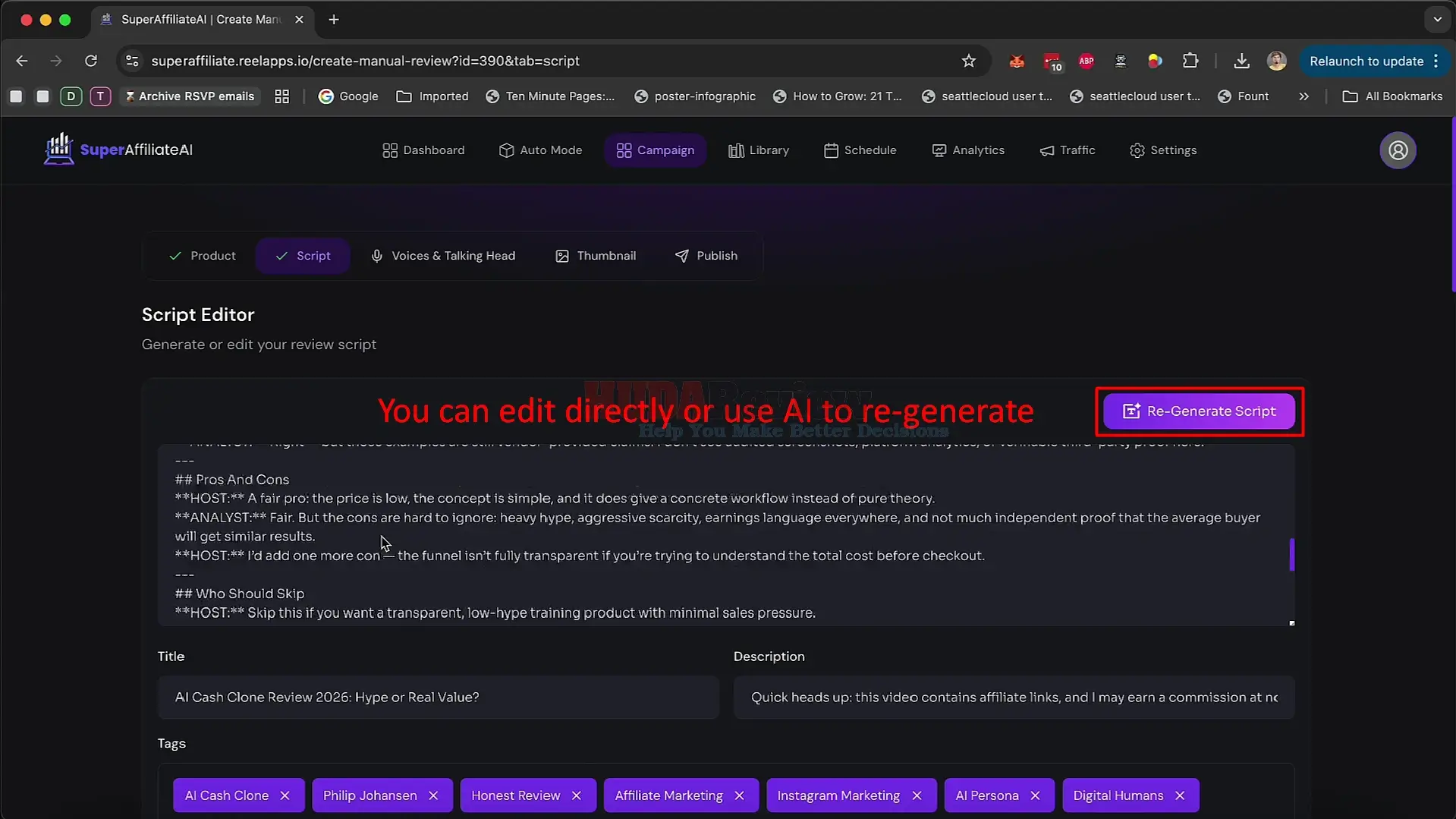 SuperAffiliatesAI-Demo-7-re-generate
