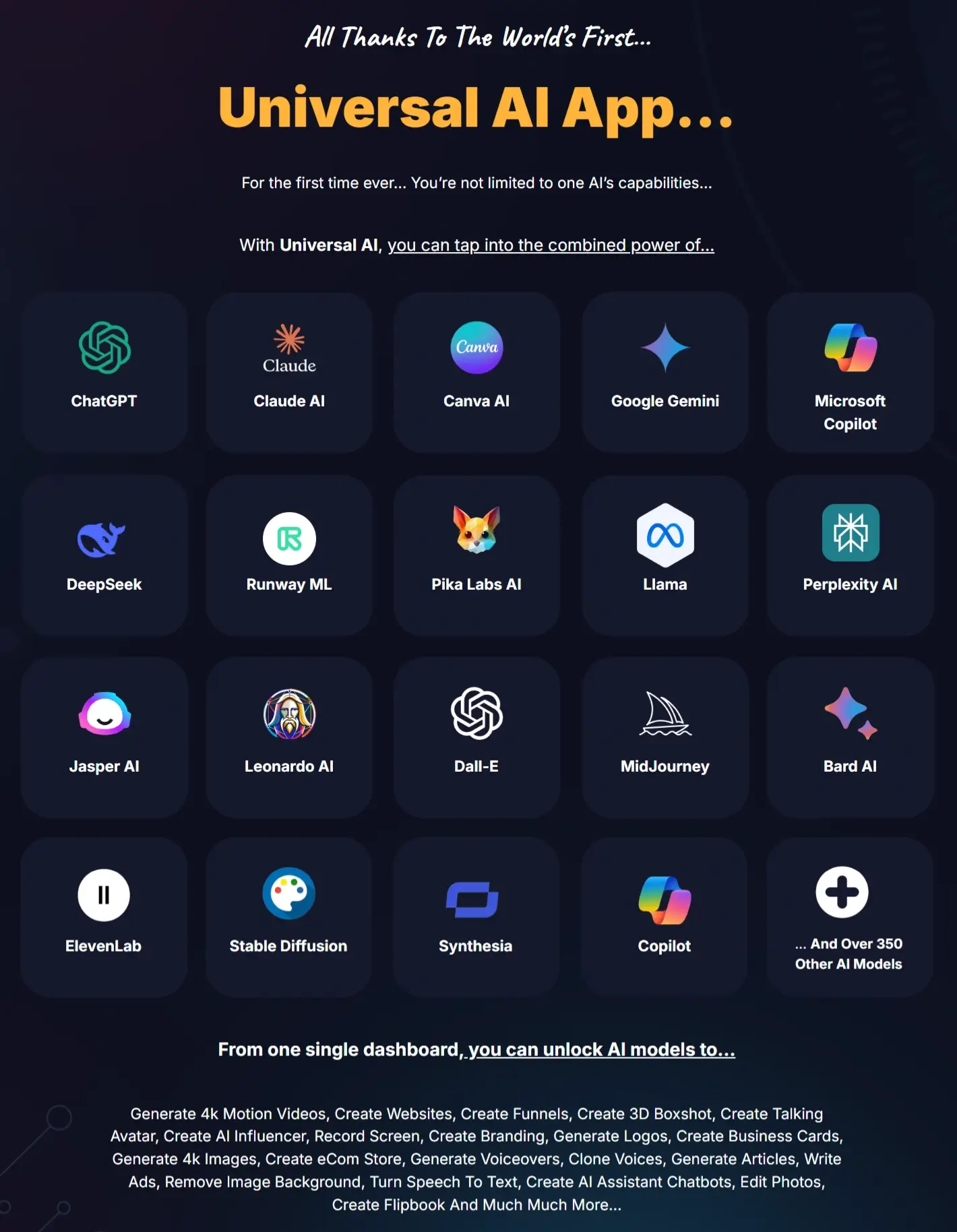 Universal-AI-What