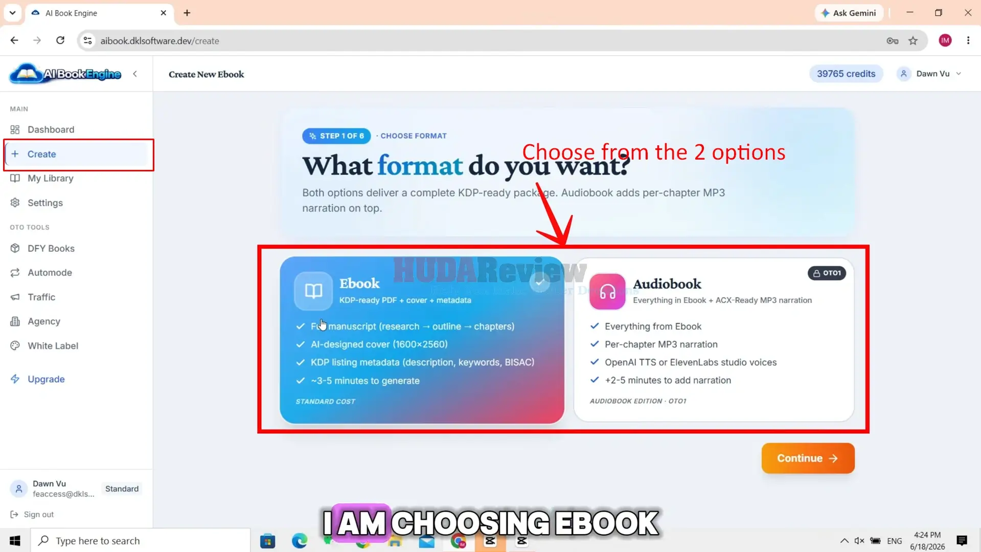 AI-Book-Engine-Demo-2-options