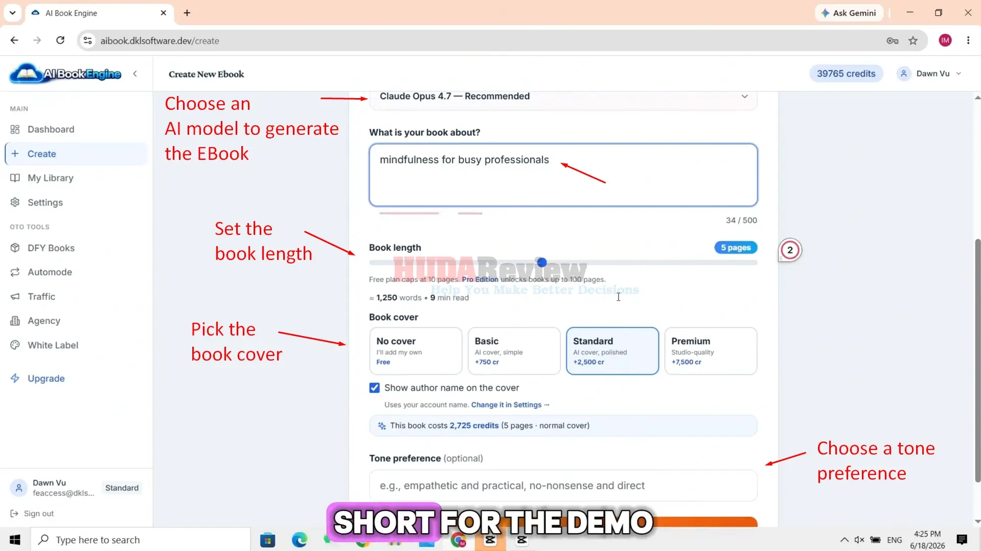 AI-Book-Engine-Demo-5-model