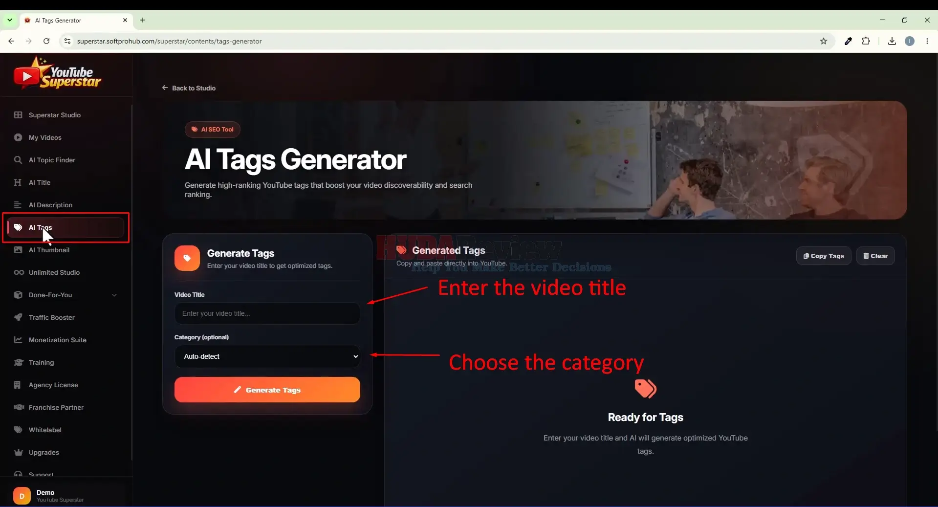 AI-YouTube-SuperStar-Demo-9-tags