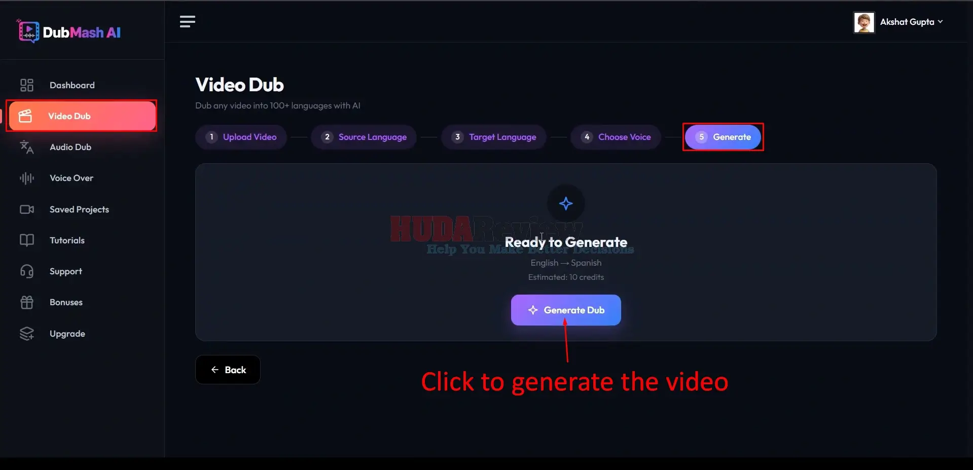 DubMash-AI-Demo-12-generate