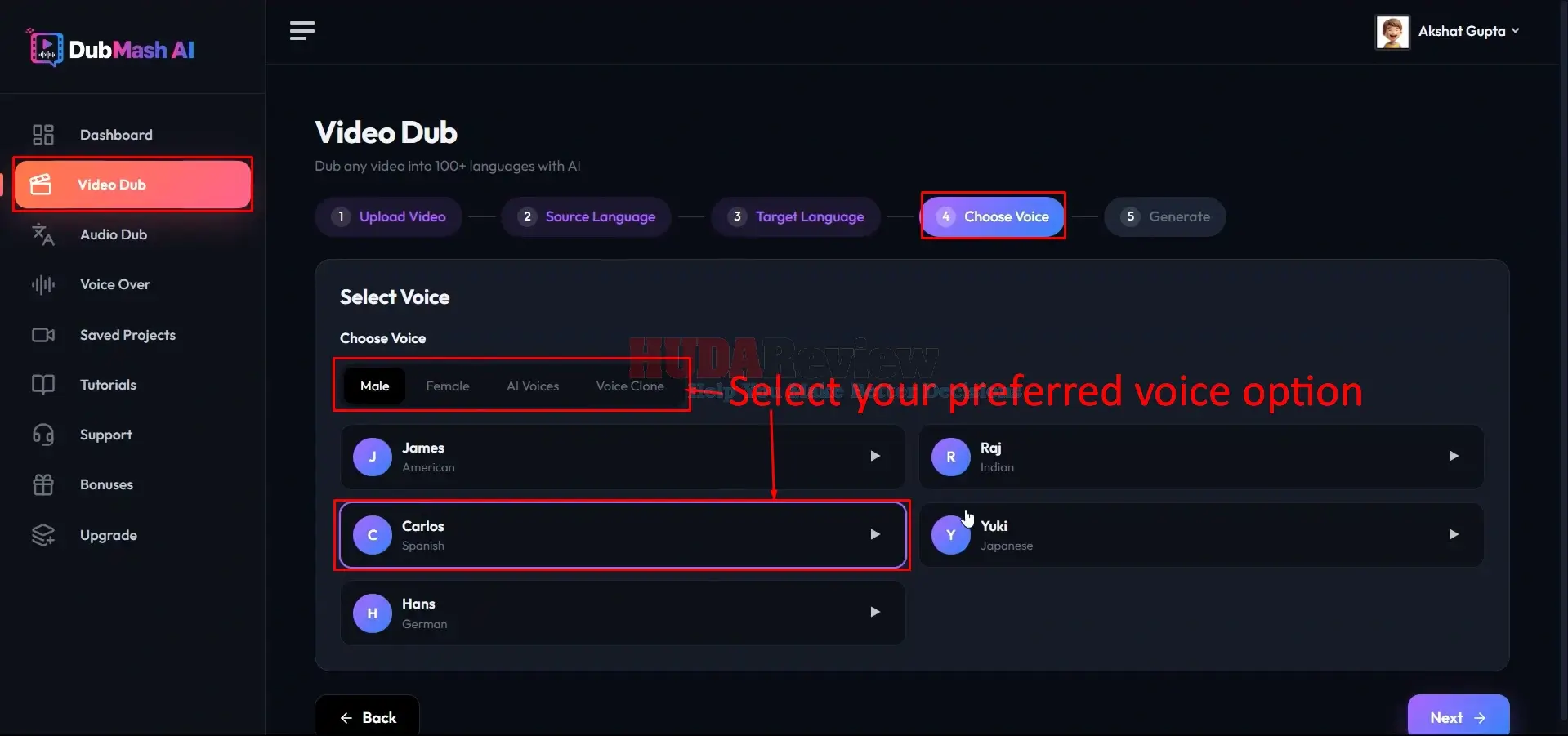 DubMash-AI-Demo-5-voice