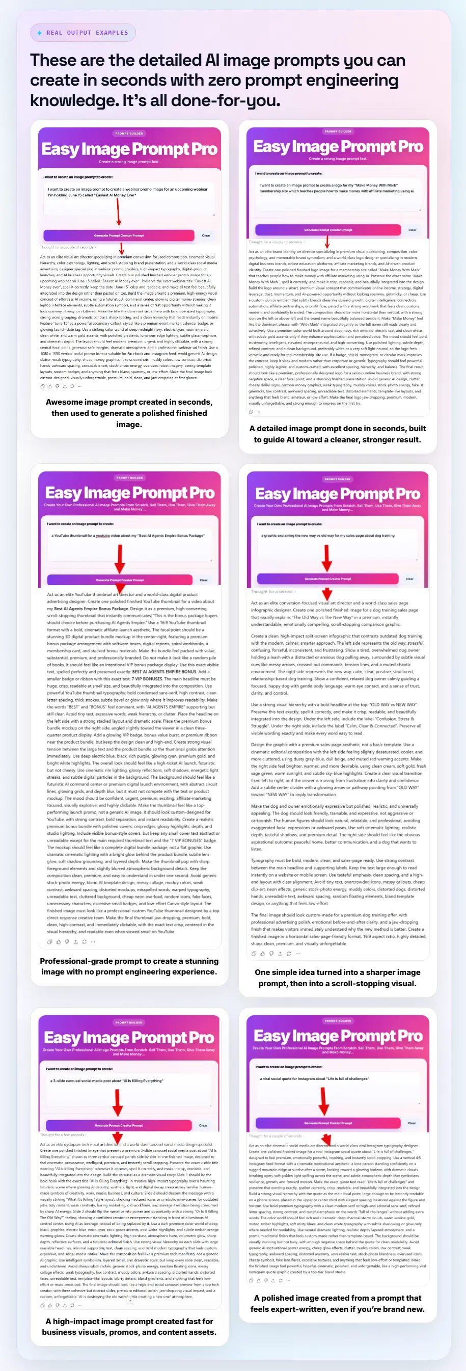 Easy-Image-Prompt-Pro-Review-Samples