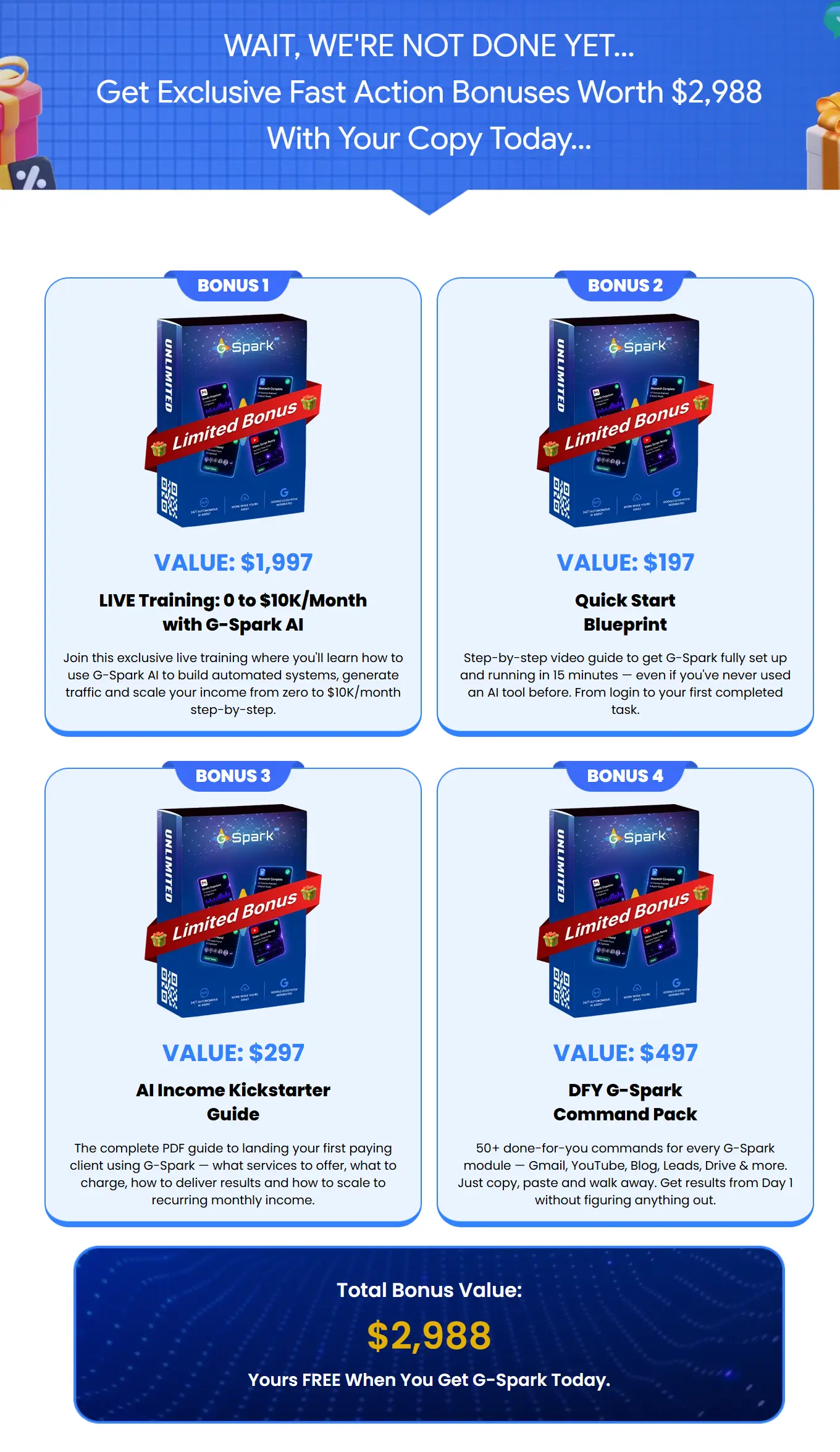 G-Spark-AI-Bonuses