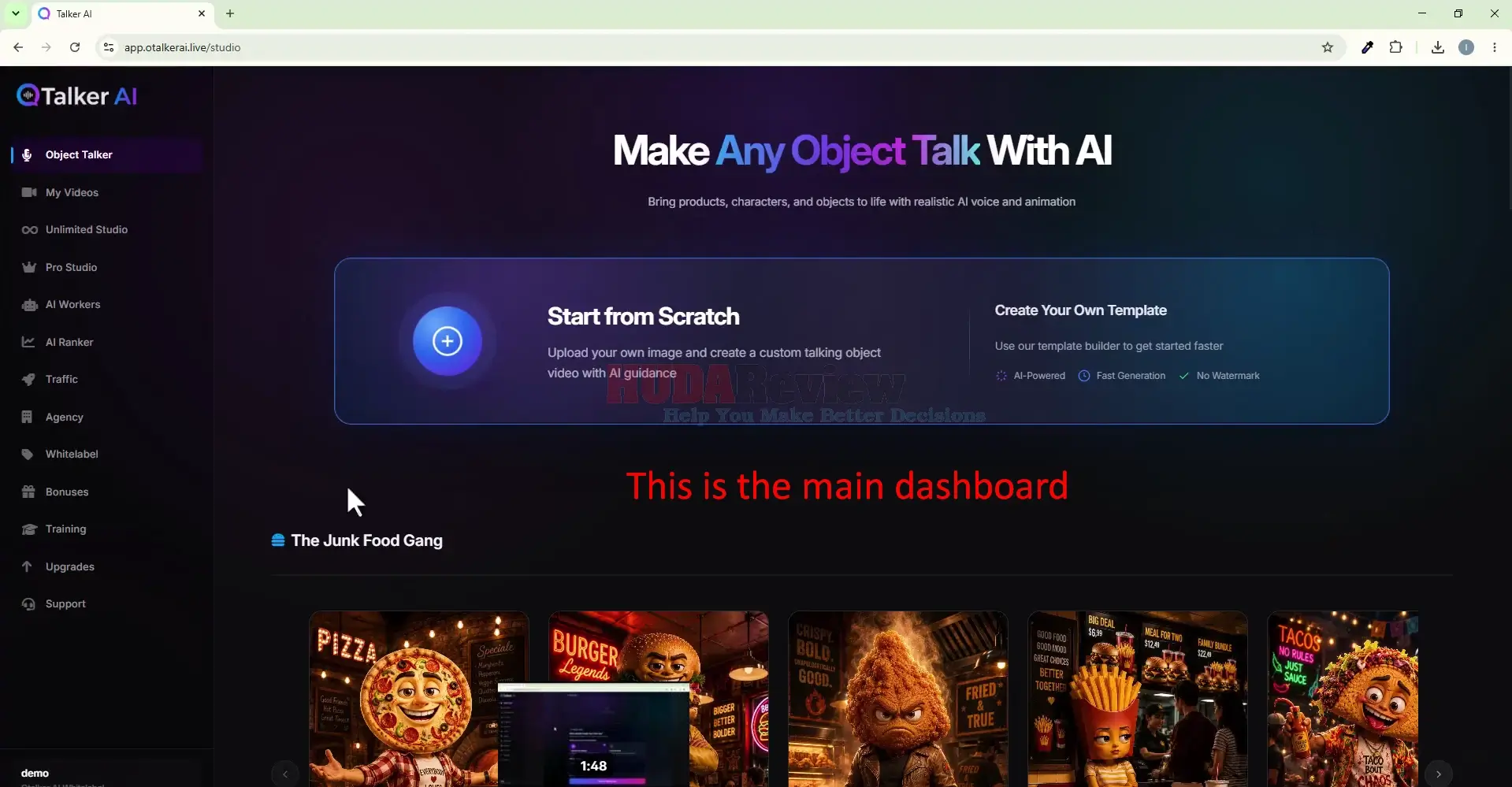 OTalker-AI-Demo-2-dashboard